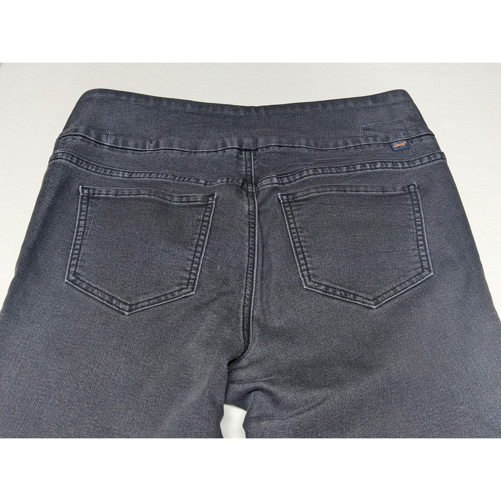 Jag Jeans Womens 12P Black High Rise Skinny Pull On Denim Jeans JP2112361BKR - Picture 14 of 14